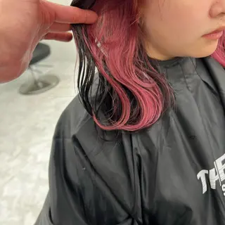 ミディアム カラー 韓国スタイル🇰🇷 トレンドレイヤー🪡のヘアスタイル