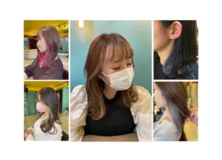 カラー 末石 智のヘアスタイル
