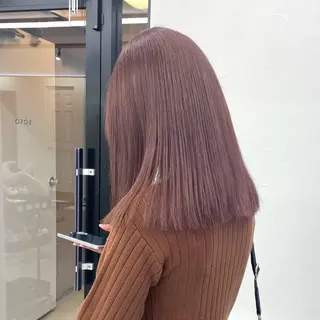ミディアム カラー エクステ/大人可愛い カラー🩷RINAのヘアスタイル