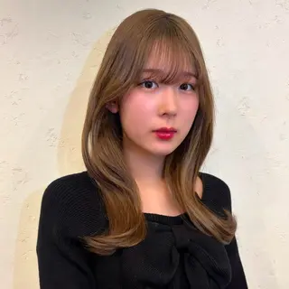 ロング カラー 透明感カラー/ くびれヘア/ユウユのヘアスタイル