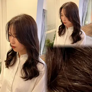 ロング カラー 『YARD.』 森崎 優菜のヘアスタイル