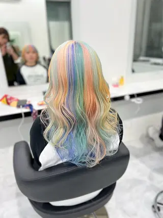 ロング ‎🤍札幌ハイトーン 🤍シンゴのヘアスタイル