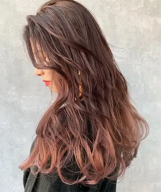 ロング No1韓国風レイヤー &カチモリ✨ /サキのヘアスタイル