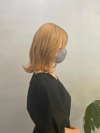 セミロング カラー ♡ハッシュカット/ レイヤー/yucoのヘアスタイル