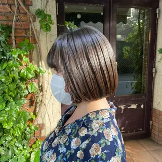 ミディアム カラー ヘアアレンジ ✨レディース✨ 今だけカット￥０大石のヘアスタイル