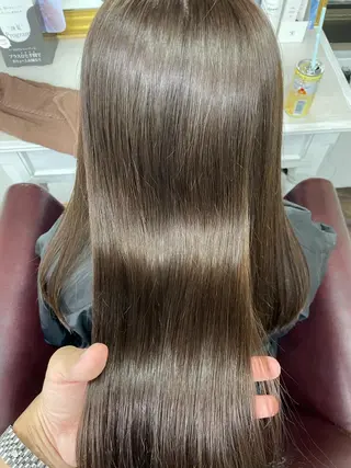 セミロング カラー Soleria 田中慎一のヘアスタイル