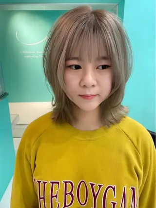 ミディアム カラー 🫧ショート/ボブ 池袋西口・泡渕✂️のヘアスタイル