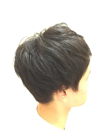 ショート メンズ パーマスタジオ グレイス はやとのヘアスタイル