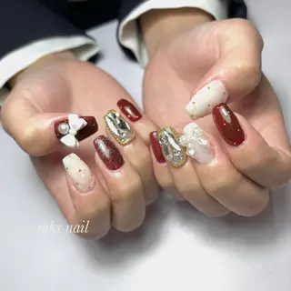 ネイル mks＊nail //  枚方長尾のネイルデザイン