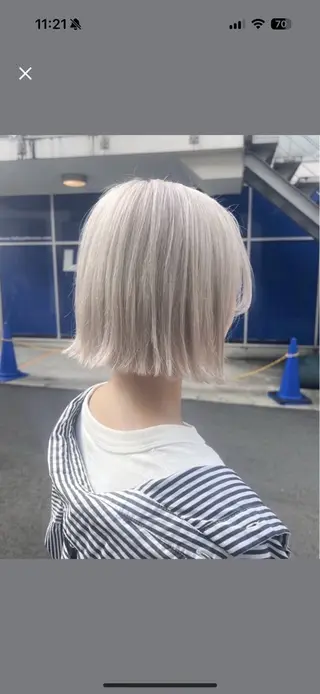 ショート カラー 透明感カラー/ kazusaのヘアスタイル