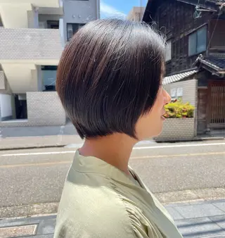 ショート 自由が丘/メンズ/ ボブ/田丸のヘアスタイル