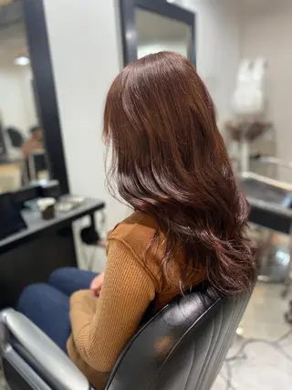 ロング カラー ヨシダ フミノリのヘアスタイル