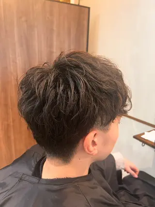 パーマ メンズ 大石 藍のヘアスタイル