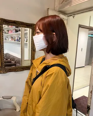カラー 北川 茉奈のヘアスタイル