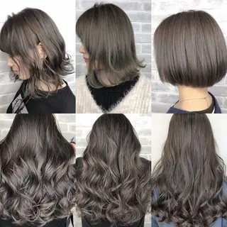ミディアム カラー 【透明感、艶髪】西村 有司のヘアスタイル