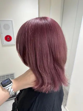 ミディアム ルナ/レイヤー /ベージュのヘアスタイル