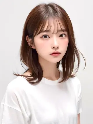 ショート カラー 岡本葵子カットモデル ┊束感マツエクのマツエク・マツパデザイン