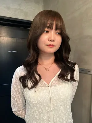 セミロング カラー デザイン/アレンジ ❤︎イシイレイのヘアスタイル