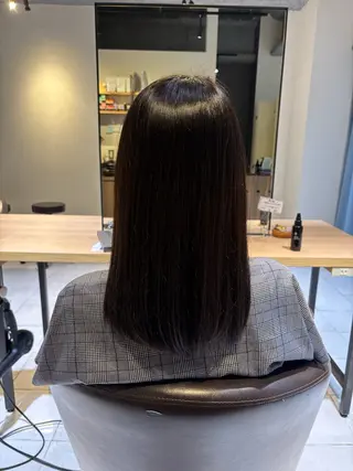 ミディアム 尾形 百花のヘアスタイル