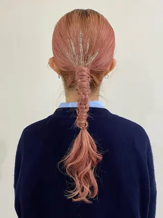 ロング ヘアアレンジ 🍑透明感艶カラー 🍑/momoのヘアスタイル