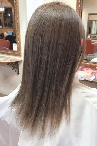 ミディアム カラー 長岡 俊樹のヘアスタイル