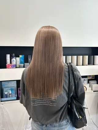 ロング himari💜 暖色/レイヤーカットのヘアスタイル