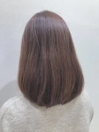ミディアム パーマ 河井 史織のヘアスタイル