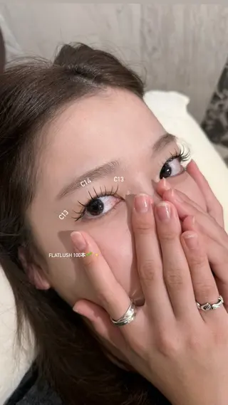 マツエク・マツパ 梅田/束感マツエク /ナツノのマツエク・マツパデザイン