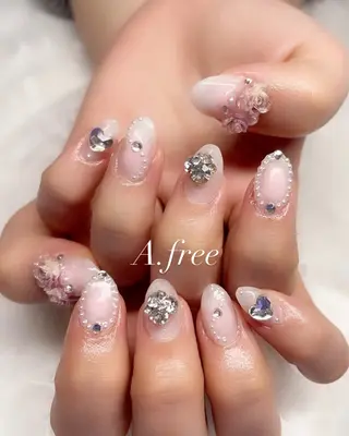 ネイル A.free✧*｡ アレルギー対応✧*｡のネイルデザイン