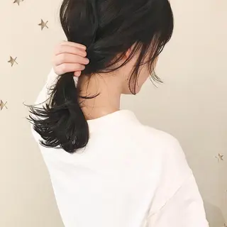 セミロング 市川 千夏のヘアスタイル