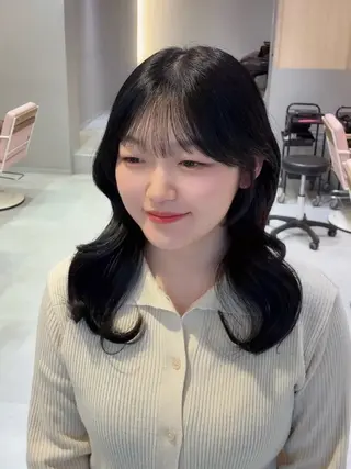 小顔×韓国レイヤー/ 骨格診断/Rikuのヘアスタイル