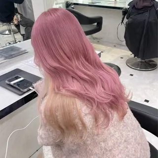 セミロング カラー 🩰透明感カラー♡ UTA🩰のヘアスタイル