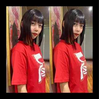 ミディアム カラー パーマ mai / linoah˚✧のヘアスタイル