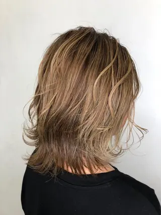 ミディアム カラー ヘアアレンジ カットモデル募集中！ 大月竜斗のヘアスタイル