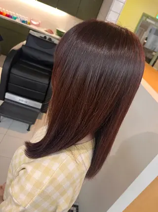 ロング カラー 縮毛/パーマ/カラー LUVISM佐藤里咲のヘアスタイル