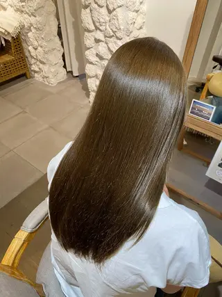 カラー mai🤍透明感/ 縮毛矯正/藤沢のヘアスタイル