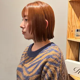 ショート カラー 🌿レイヤーボブ/パ ーマ🌿　木梨健太のヘアスタイル
