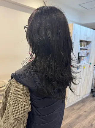 セミロング カラー m ā l o.🌷 サカモトマイコのヘアスタイル