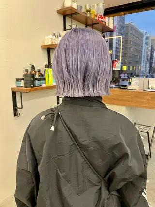 ショート カラー 横浜/ブリーチ/ ダブルカラー/RINのヘアスタイル