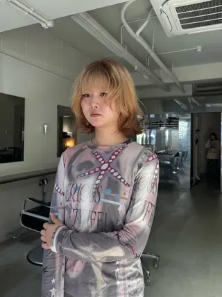 ミディアム Ren /北堀江のヘアスタイル