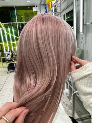 ロング カラー 増井 歩夢のヘアスタイル