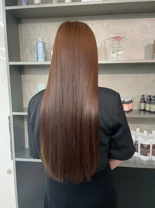 ロング カラー パーマ カット／ブリーチ🐏 モデル募集中 ナナホのヘアスタイル