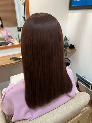 ロング カラー Ami ブリーチ/ハイトーンのヘアスタイル