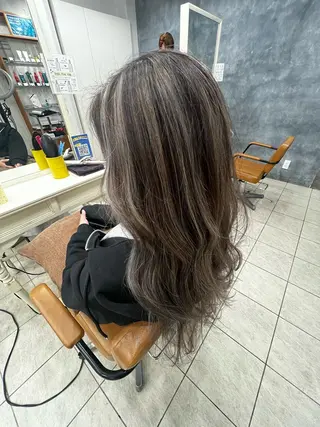 ロング カラー メンズカットグラデー ションカラー/ケイゴのヘアスタイル