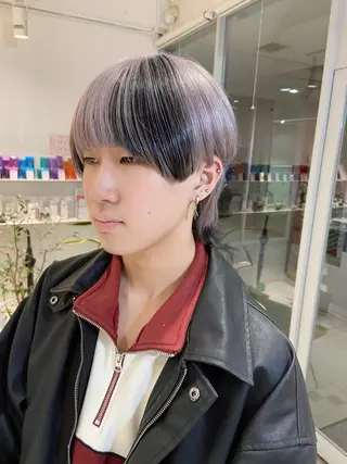 ショート カラー メンズ 浅野 匠のヘアスタイル