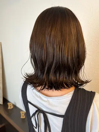 ミディアム 名駅/艶韓国風ヘア miyabiのヘアスタイル