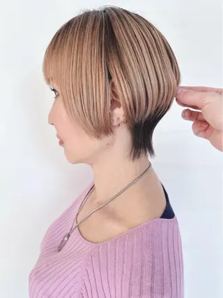 ショート ボブ/ゆるふわ ボブパーマ/とういのヘアスタイル