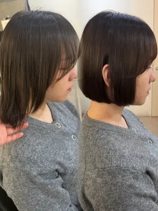 ショート ボブ人気No,1✨ TAME副店長のヘアスタイル