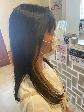 ロング パーマ やまこし 美裕樹のヘアスタイル