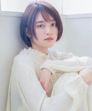 ショート 美髪矯正・レイヤー 倉友哉のヘアスタイル